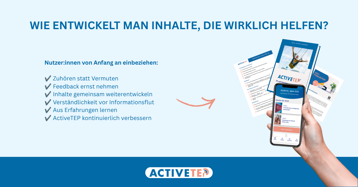 Warum wir Nutzende von Anfang an einbezogen haben