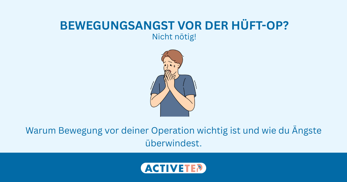 Bewegungsangst vor der Hüftoperation? Warum Bewegung jetzt besonders wichtig ist