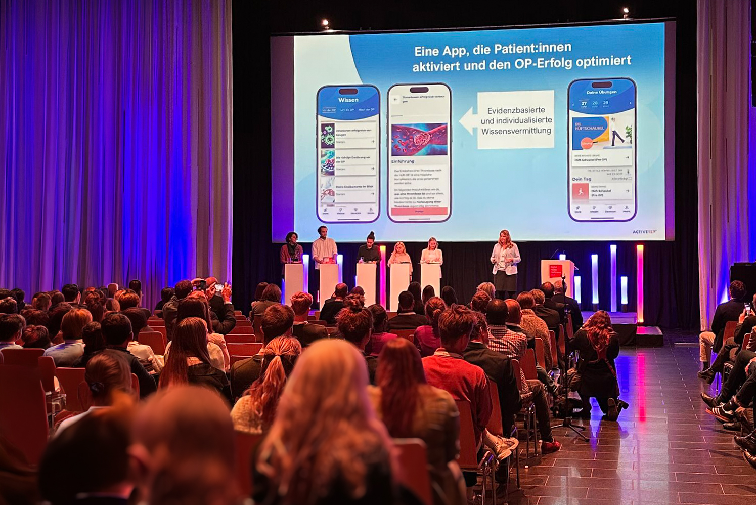 Emily bei einer ActiveTEP-Veranstaltung