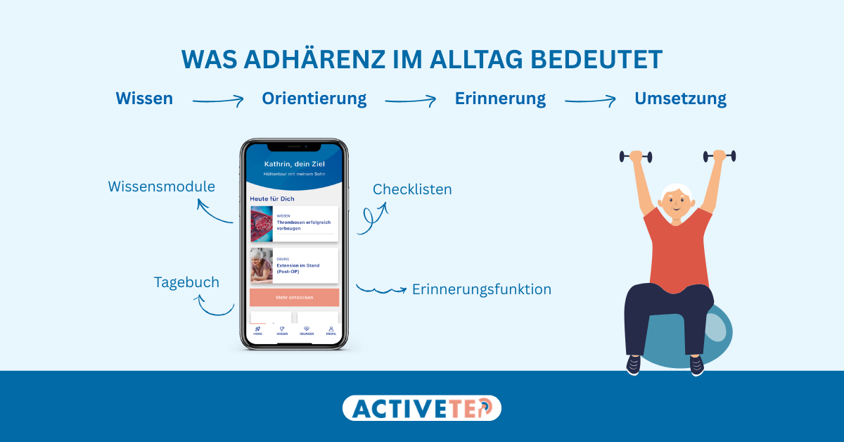 Was Adhärenz im Alltag bedeutet
